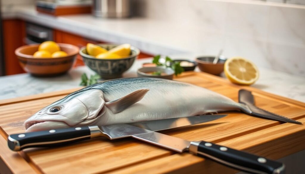 preparing ono fish