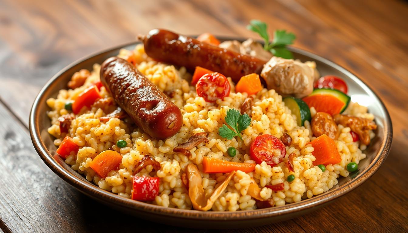 couscous au poulet et merguez